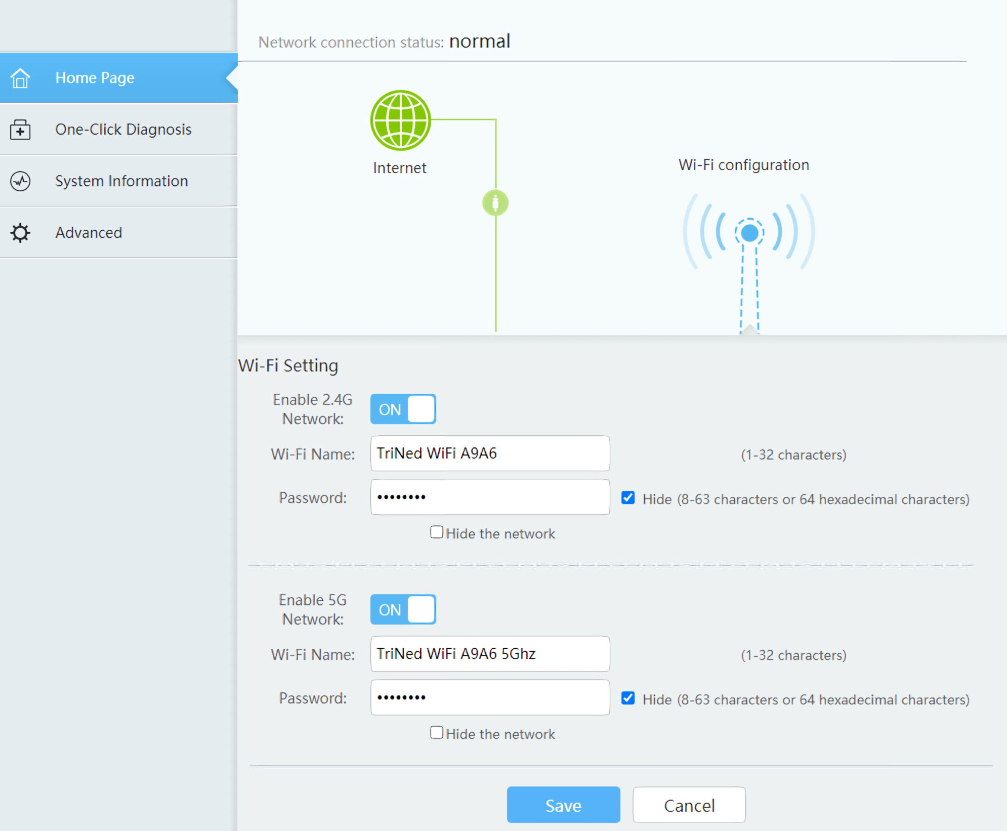 Trined huawei router