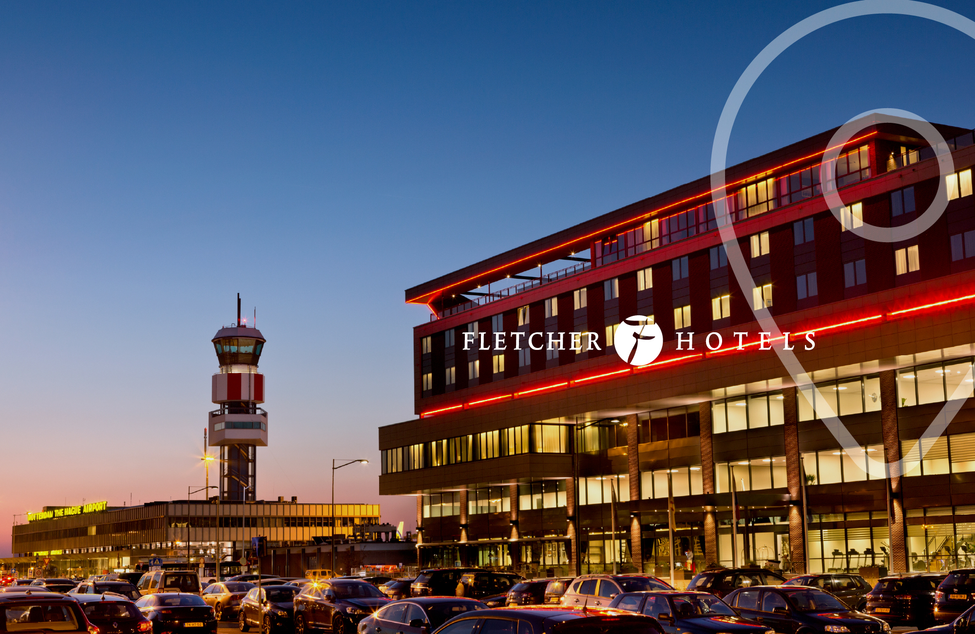 Banner 'Nachtje Weg' actie TriNed x Fletcher Hotels